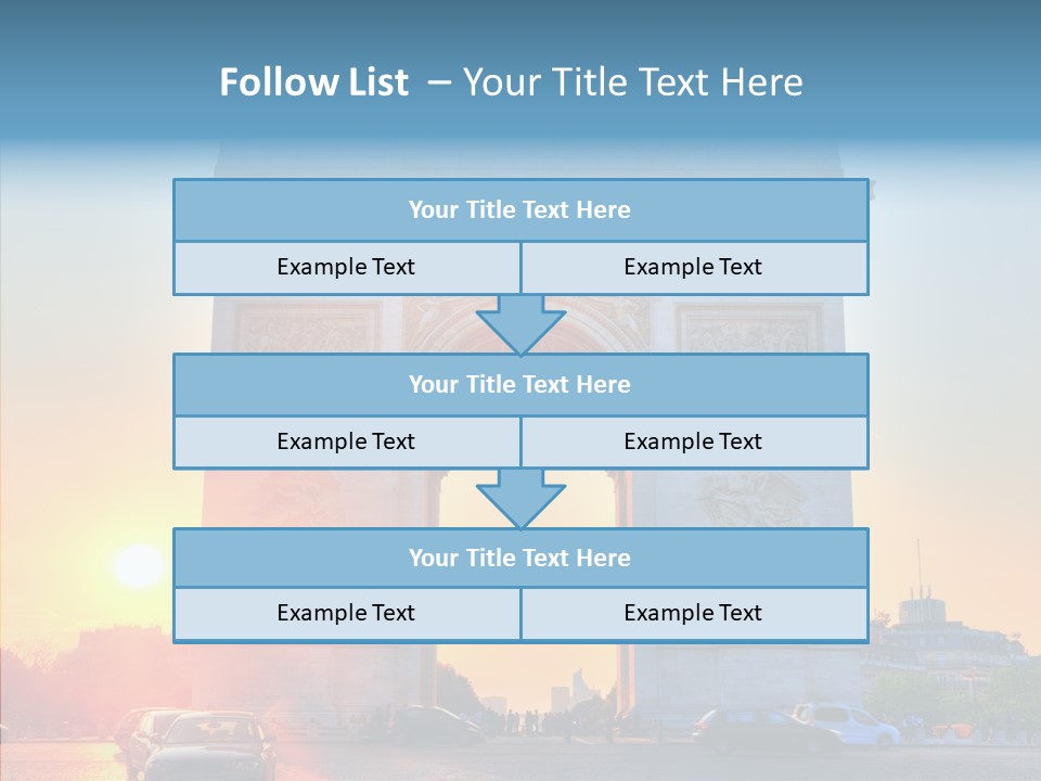 Champs Triumph Dusk PowerPoint Template