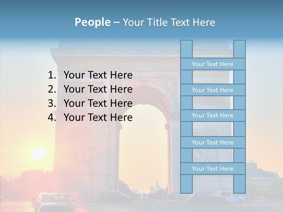 Champs Triumph Dusk PowerPoint Template