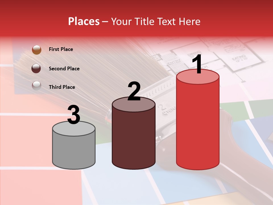 Construction Contractor Paintbrush PowerPoint Template