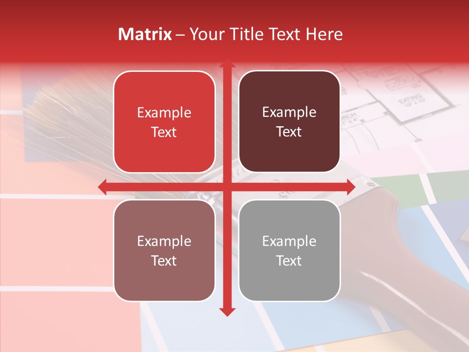 Construction Contractor Paintbrush PowerPoint Template
