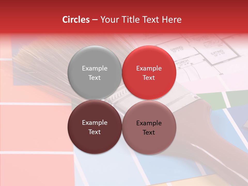 Construction Contractor Paintbrush PowerPoint Template