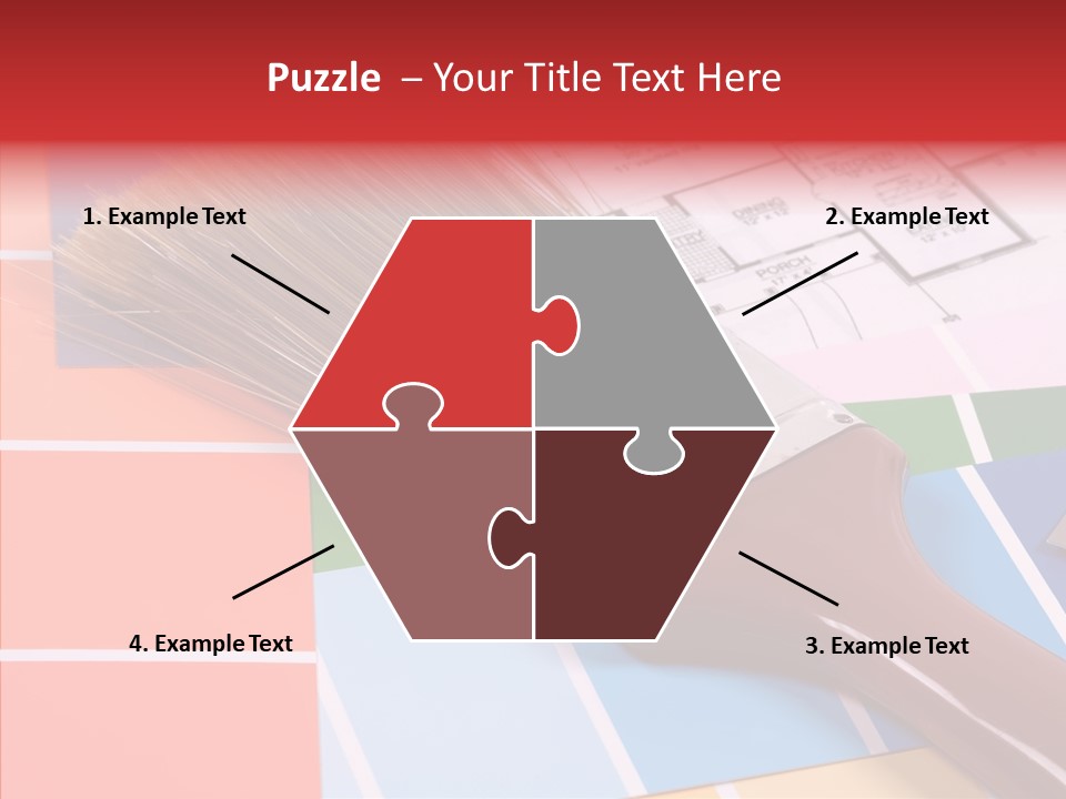 Construction Contractor Paintbrush PowerPoint Template