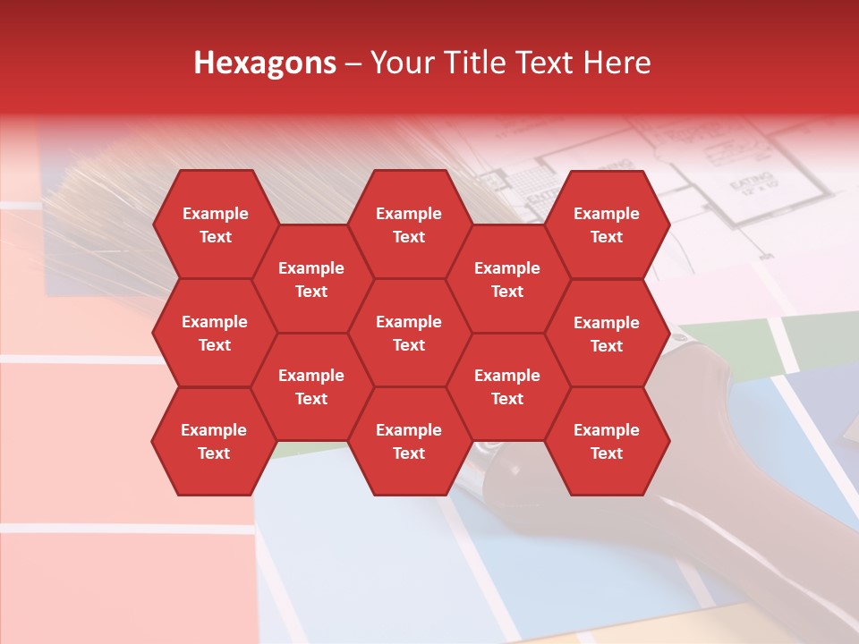 Construction Contractor Paintbrush PowerPoint Template