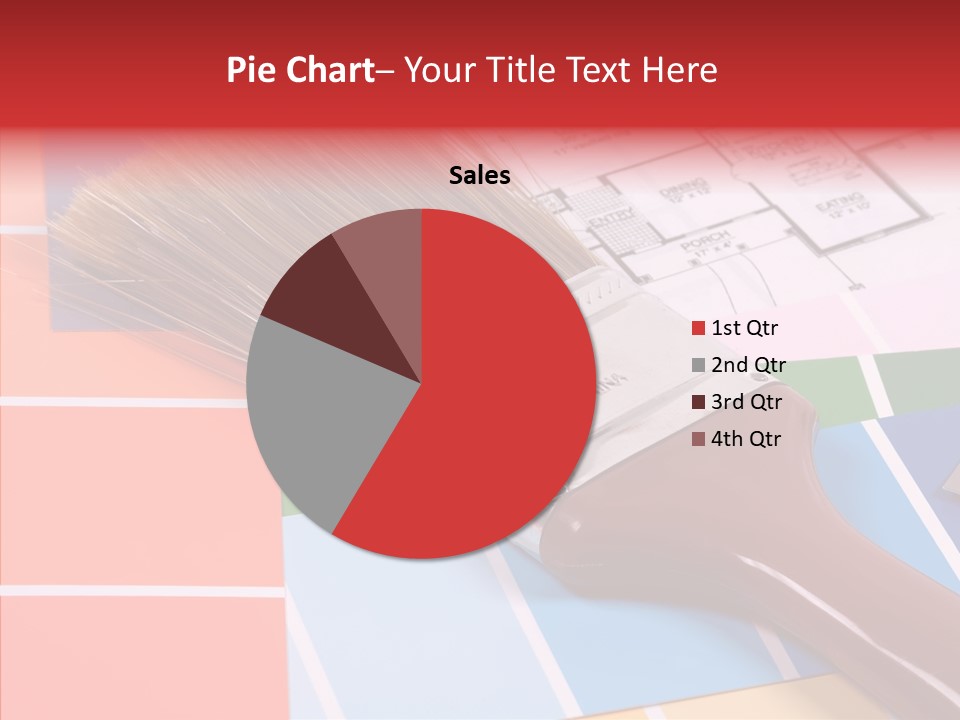 Construction Contractor Paintbrush PowerPoint Template