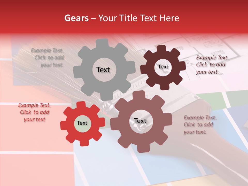 Construction Contractor Paintbrush PowerPoint Template