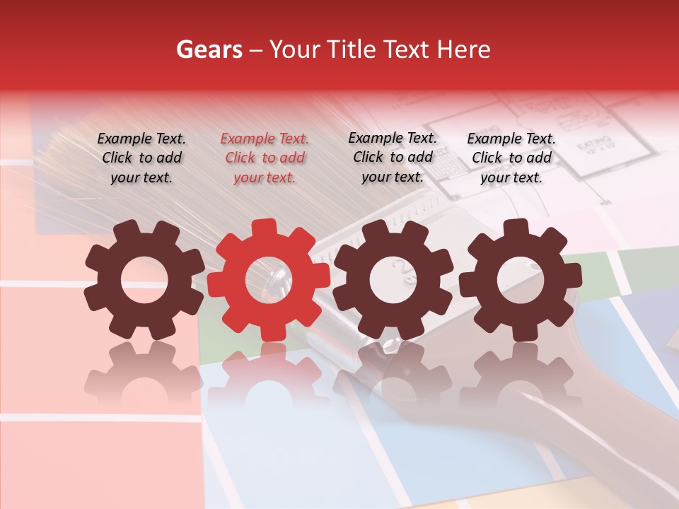 Construction Contractor Paintbrush PowerPoint Template