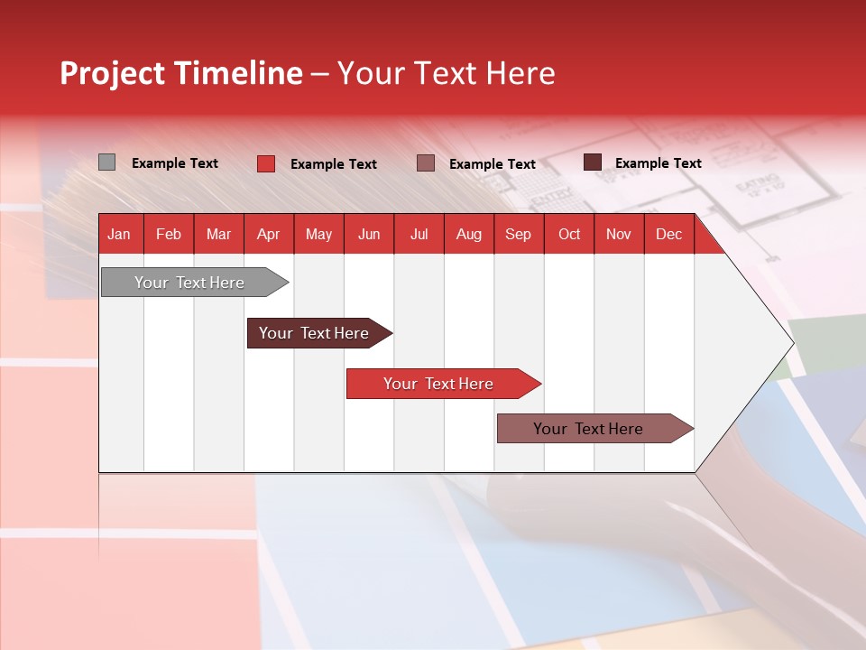 Construction Contractor Paintbrush PowerPoint Template