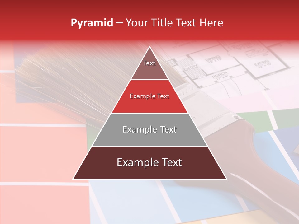 Construction Contractor Paintbrush PowerPoint Template