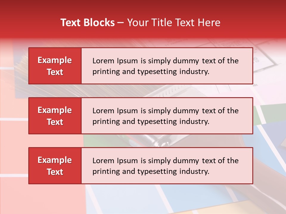 Construction Contractor Paintbrush PowerPoint Template