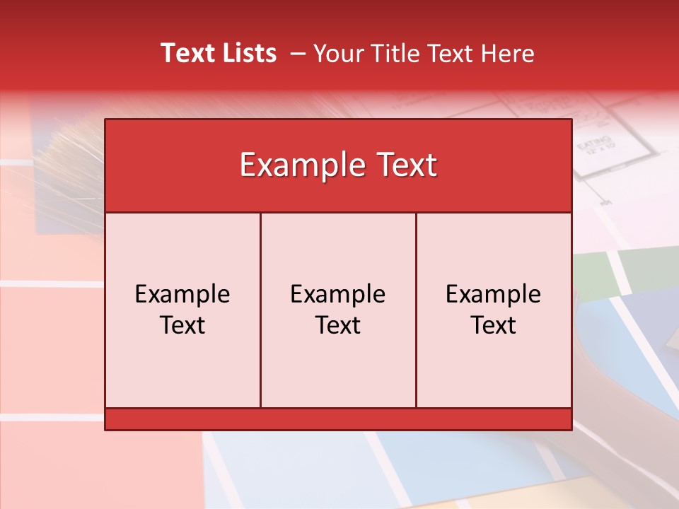 Construction Contractor Paintbrush PowerPoint Template