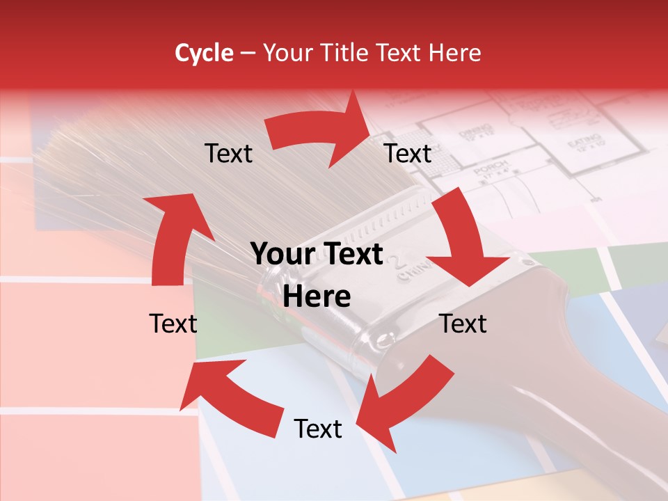 Construction Contractor Paintbrush PowerPoint Template