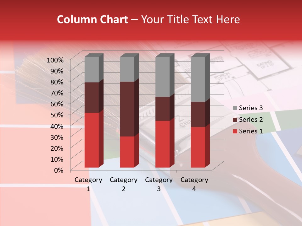 Construction Contractor Paintbrush PowerPoint Template