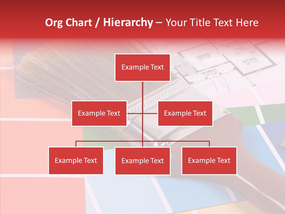 Construction Contractor Paintbrush PowerPoint Template