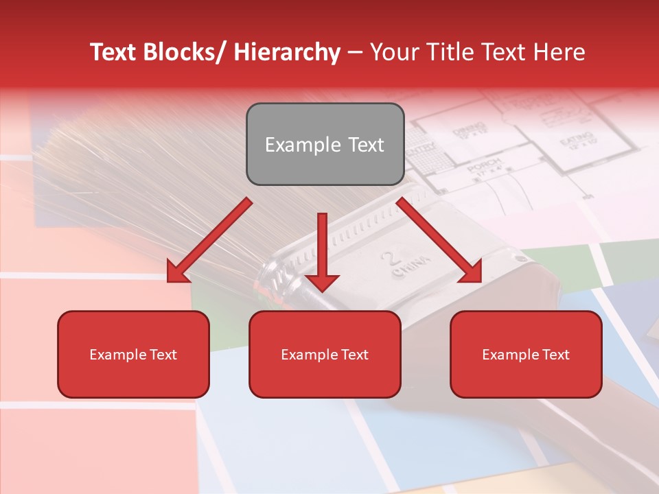 Construction Contractor Paintbrush PowerPoint Template