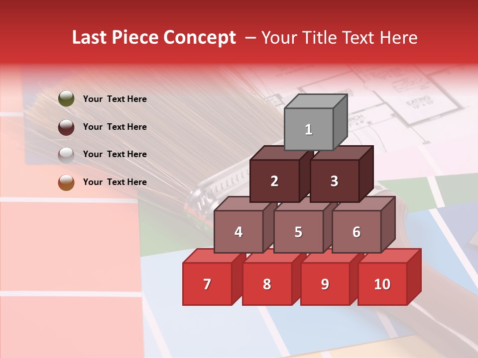 Construction Contractor Paintbrush PowerPoint Template