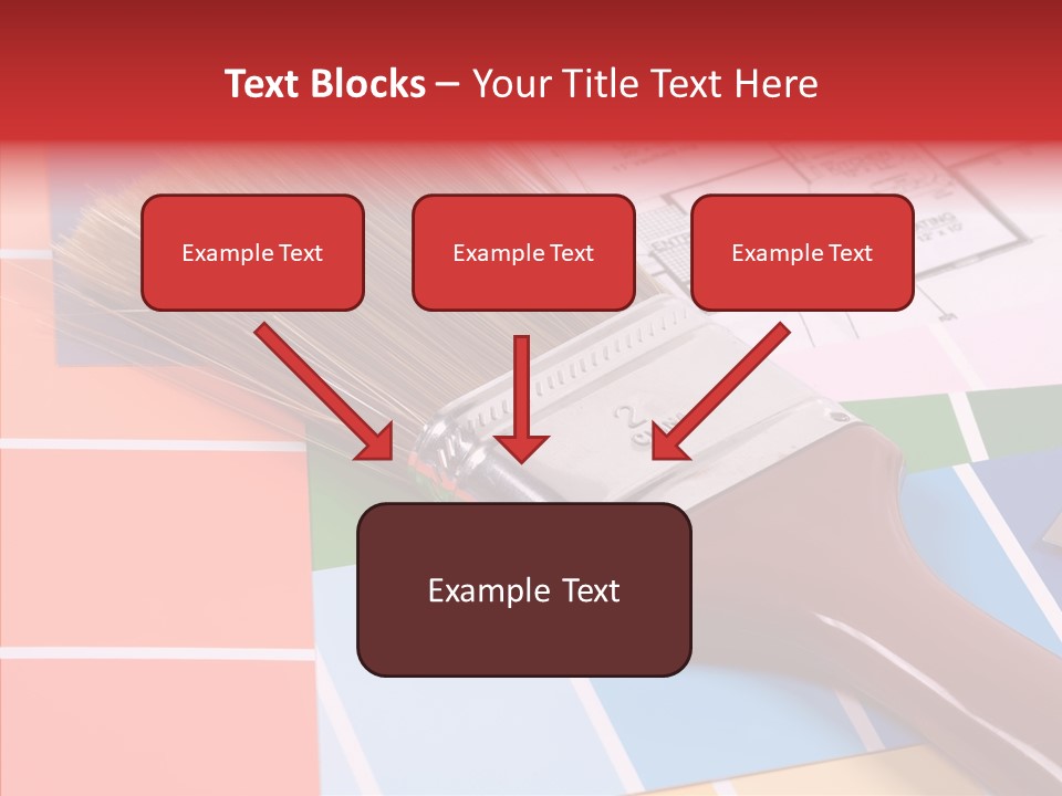 Construction Contractor Paintbrush PowerPoint Template