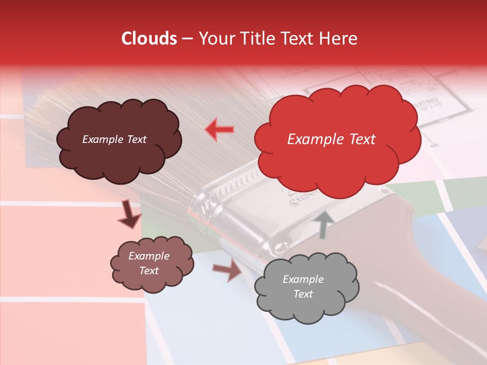 Construction Contractor Paintbrush PowerPoint Template