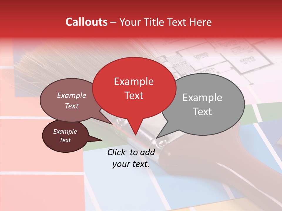 Construction Contractor Paintbrush PowerPoint Template