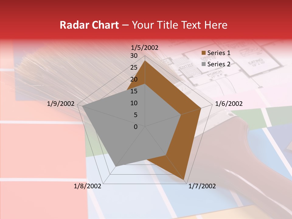 Construction Contractor Paintbrush PowerPoint Template