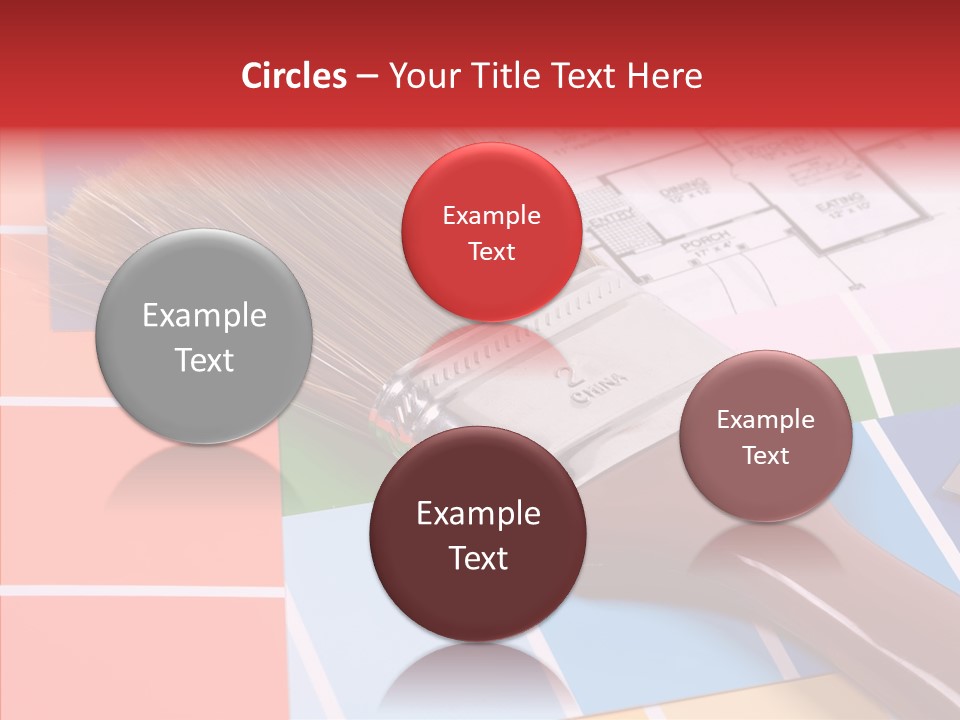 Construction Contractor Paintbrush PowerPoint Template