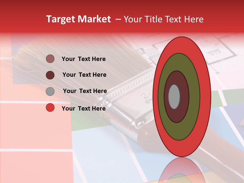 Construction Contractor Paintbrush PowerPoint Template