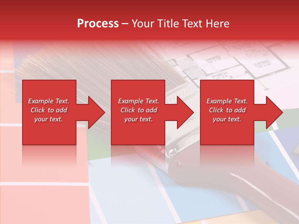 Construction Contractor Paintbrush PowerPoint Template