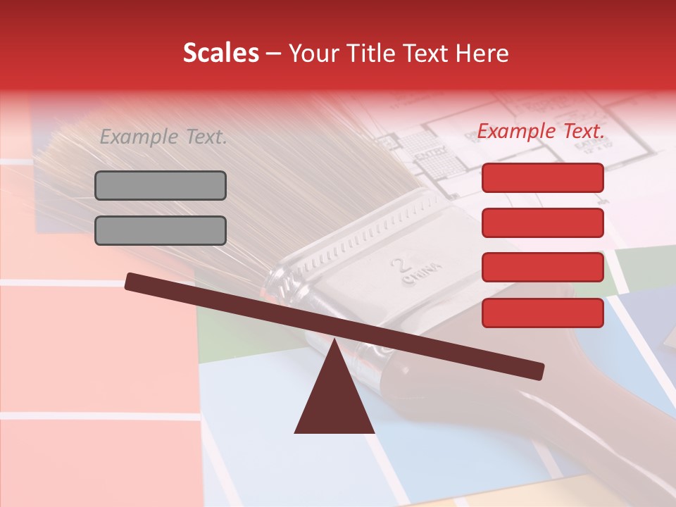 Construction Contractor Paintbrush PowerPoint Template