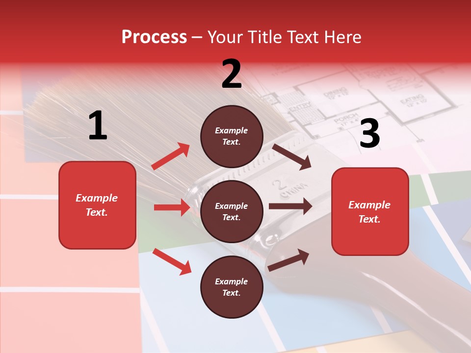 Construction Contractor Paintbrush PowerPoint Template