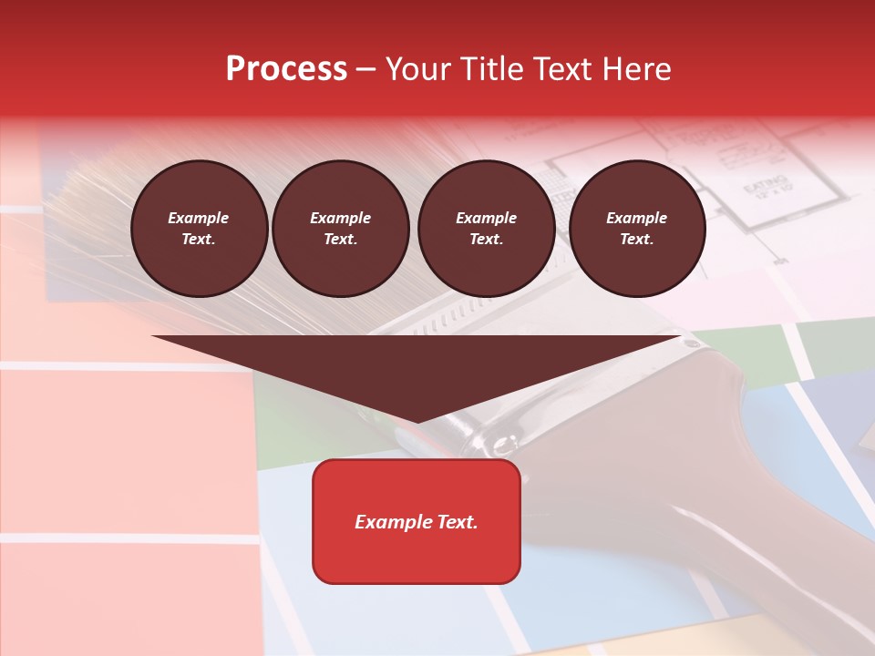 Construction Contractor Paintbrush PowerPoint Template