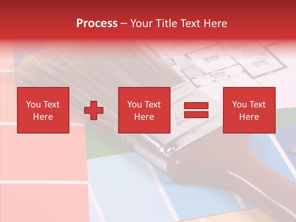 Construction Contractor Paintbrush PowerPoint Template