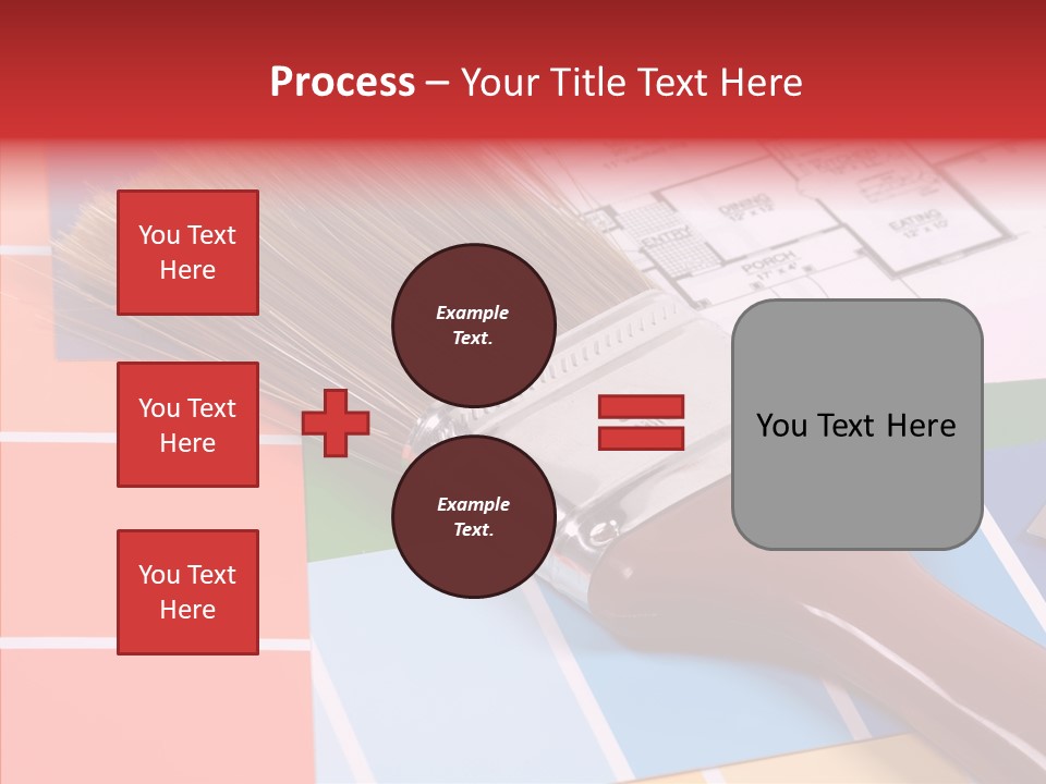 Construction Contractor Paintbrush PowerPoint Template
