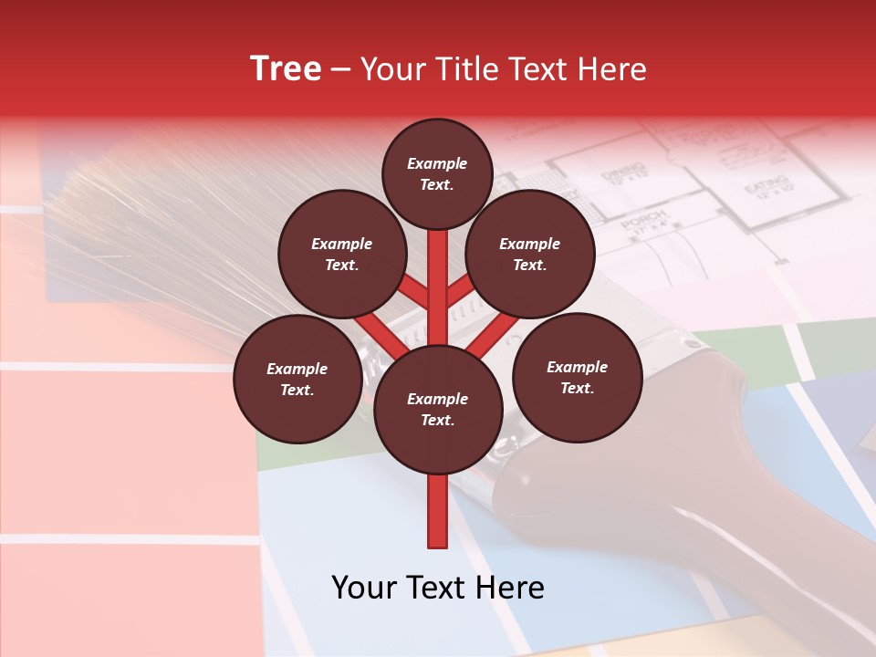 Construction Contractor Paintbrush PowerPoint Template