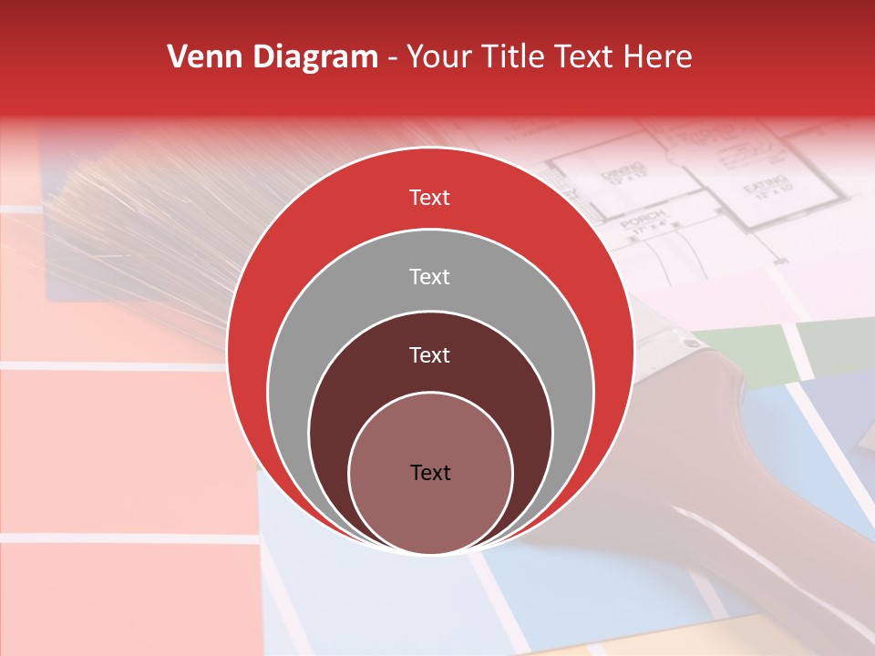 Construction Contractor Paintbrush PowerPoint Template