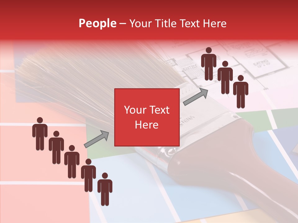 Construction Contractor Paintbrush PowerPoint Template