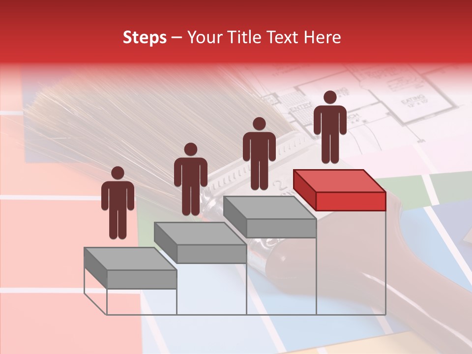 Construction Contractor Paintbrush PowerPoint Template