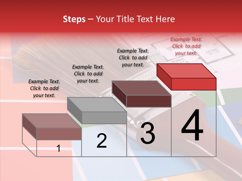Construction Contractor Paintbrush PowerPoint Template