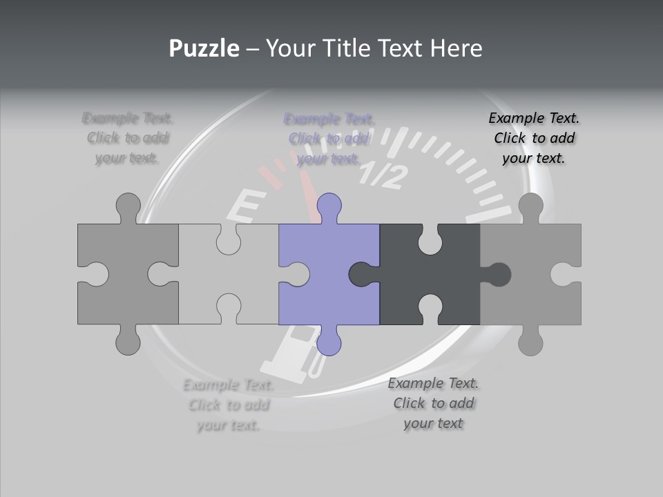 Transportation Efficiency Fuel Flow PowerPoint Template