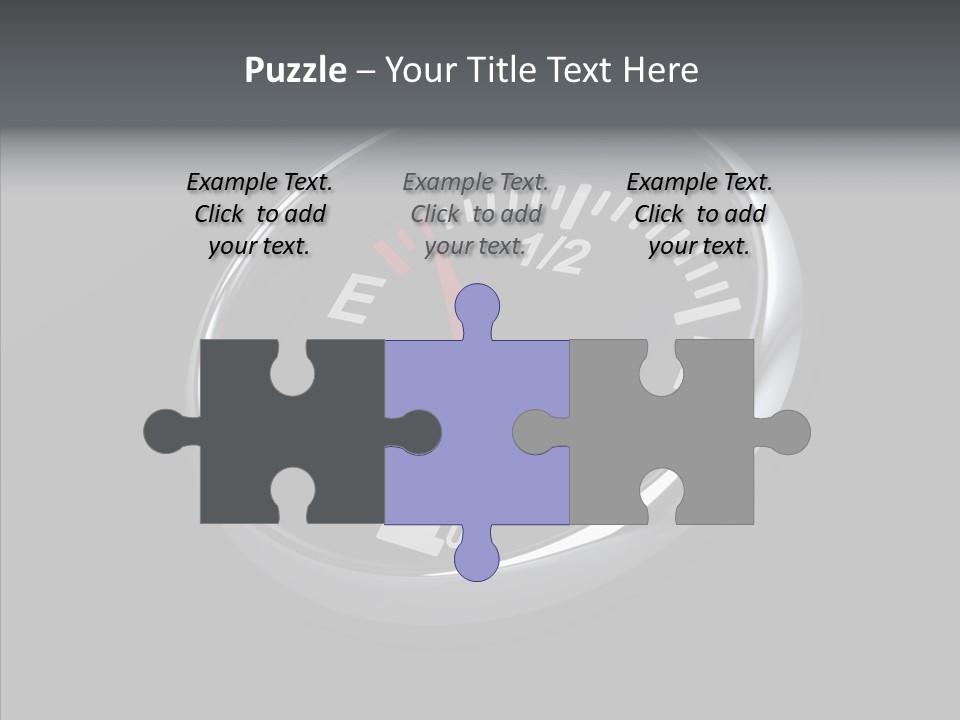Transportation Efficiency Fuel Flow PowerPoint Template