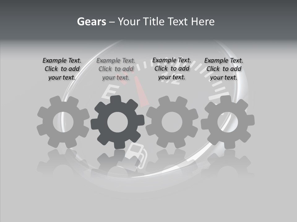 Transportation Efficiency Fuel Flow PowerPoint Template