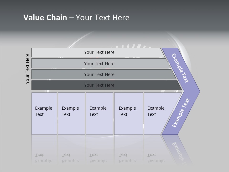 Transportation Efficiency Fuel Flow PowerPoint Template