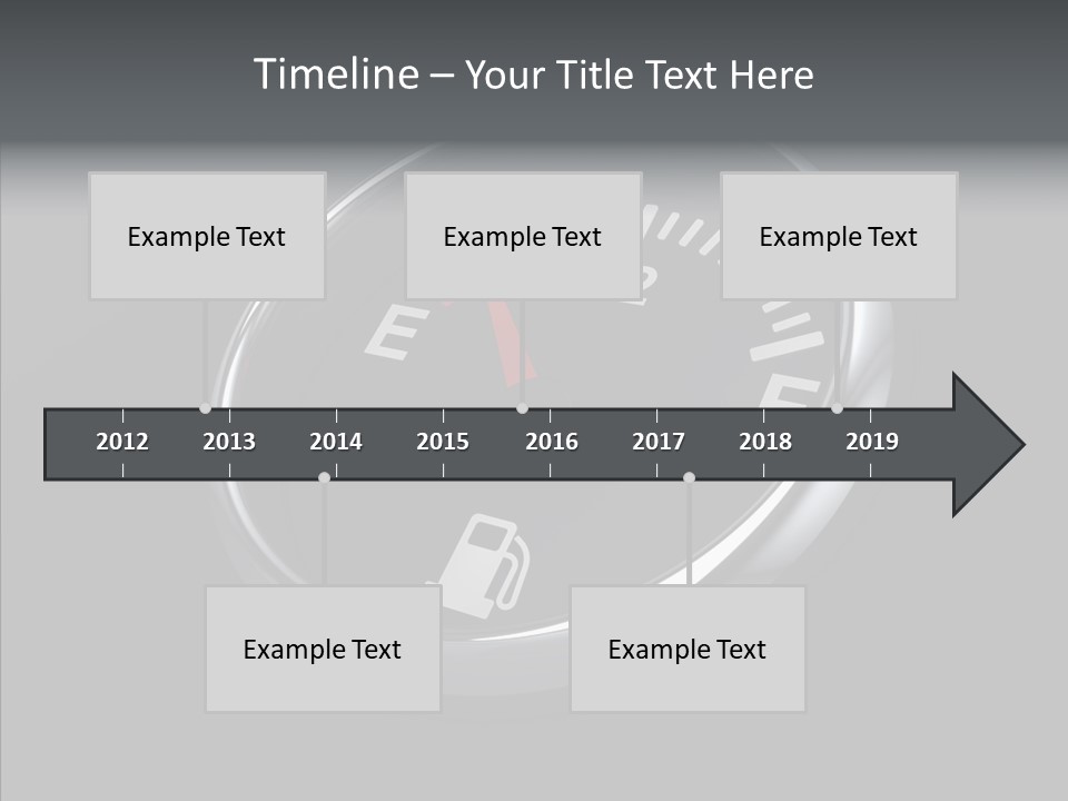 Transportation Efficiency Fuel Flow PowerPoint Template