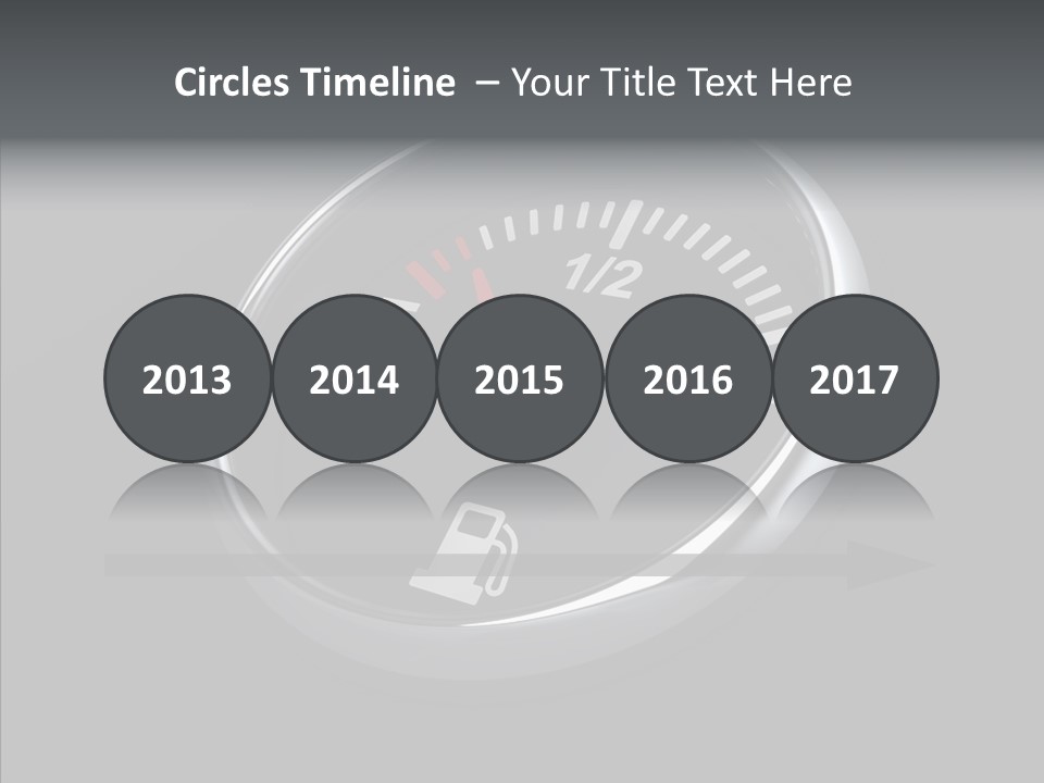 Transportation Efficiency Fuel Flow PowerPoint Template