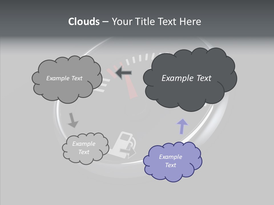 Transportation Efficiency Fuel Flow PowerPoint Template