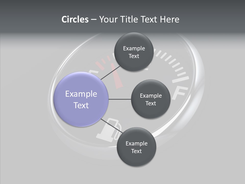 Transportation Efficiency Fuel Flow PowerPoint Template