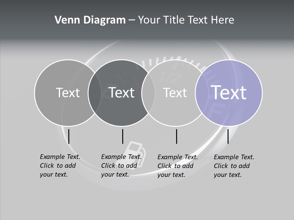 Transportation Efficiency Fuel Flow PowerPoint Template