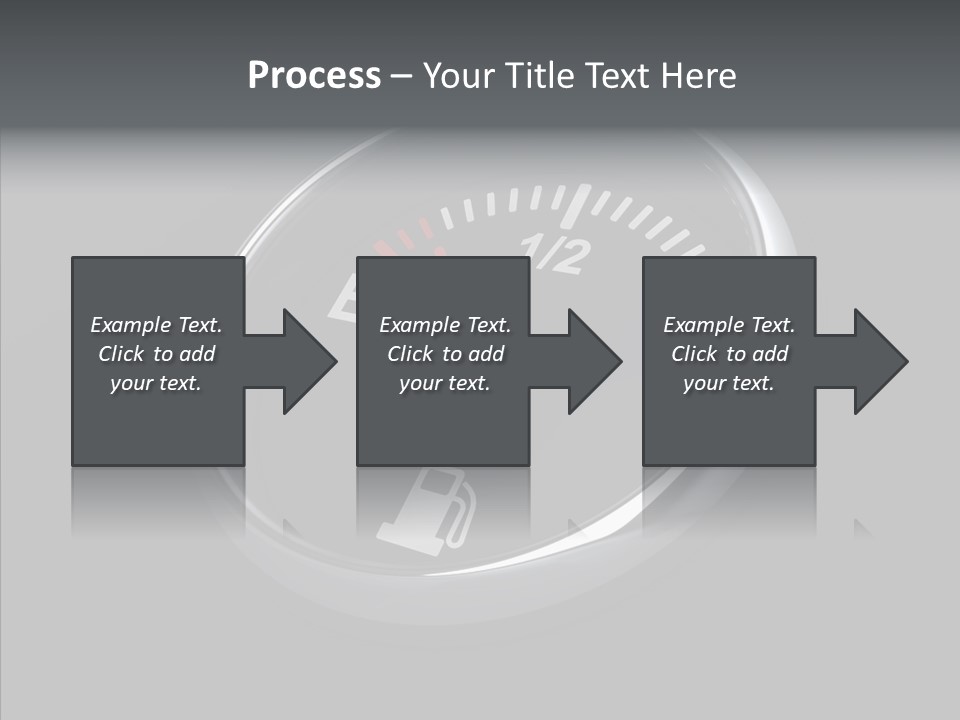 Transportation Efficiency Fuel Flow PowerPoint Template