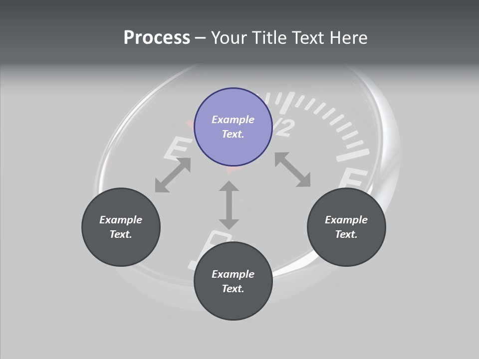 Transportation Efficiency Fuel Flow PowerPoint Template