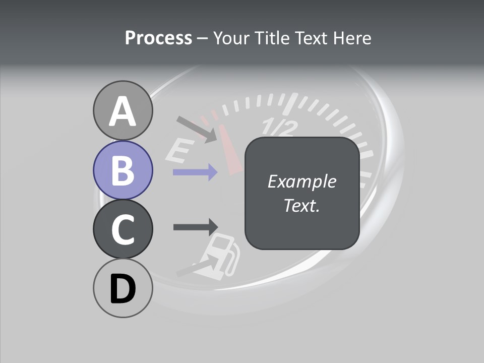 Transportation Efficiency Fuel Flow PowerPoint Template