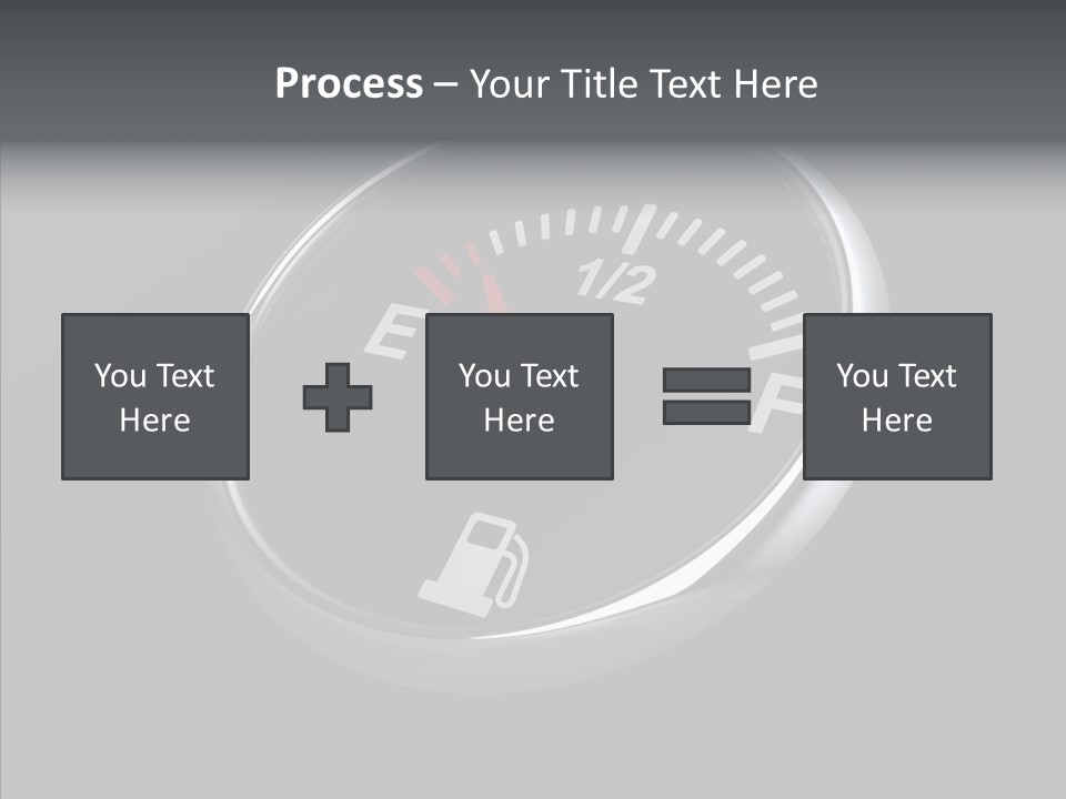 Transportation Efficiency Fuel Flow PowerPoint Template