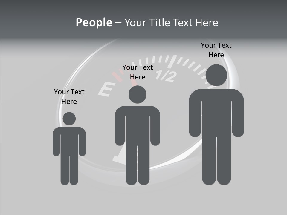Transportation Efficiency Fuel Flow PowerPoint Template